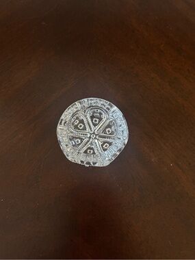 Vintage Clear Glass Salt Dip Cellar